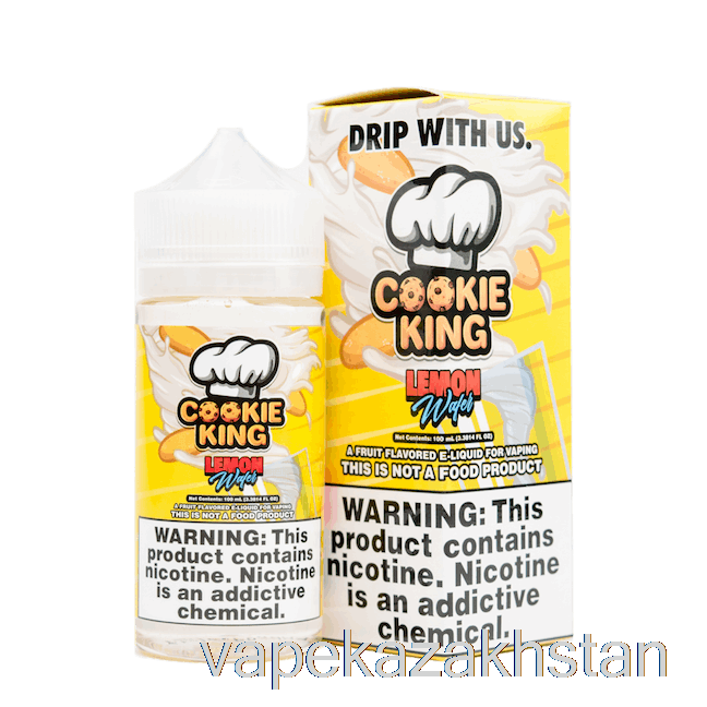 Vape Smoke Lemon Wafer - Cookie King - 100mL 3mg